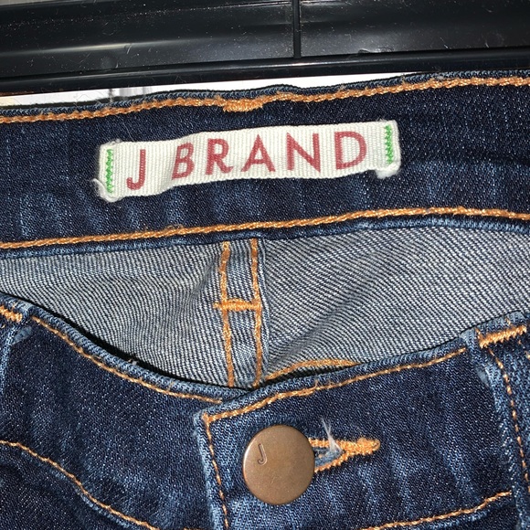 🎄 J BRAND Capri Blue Jeans Frayed Hem 29 - Picture 4 of 14